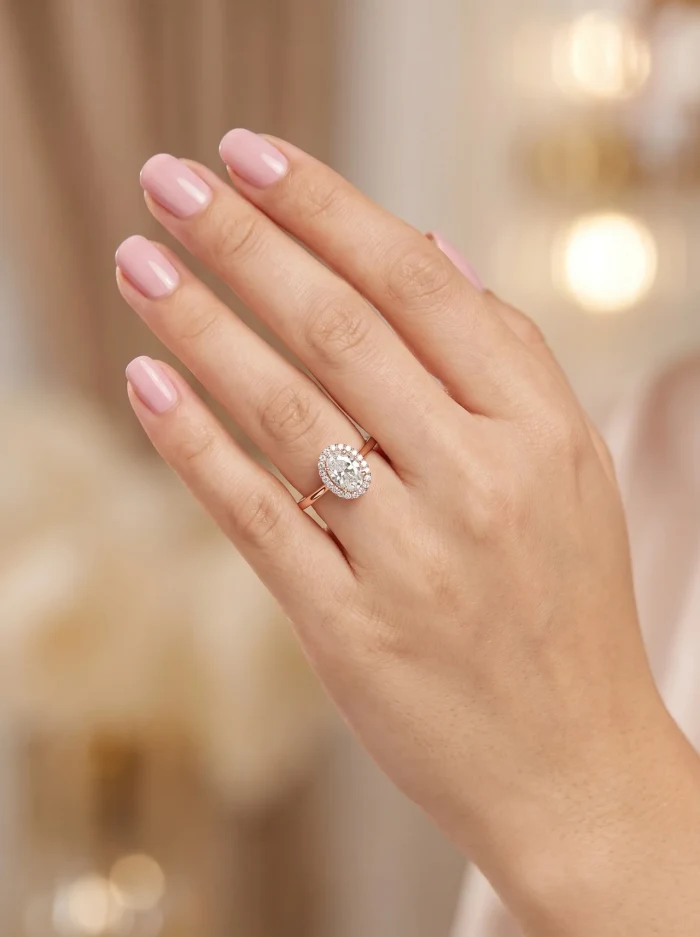 0.52 Karat Oval Tektaş Yüzük - Tektaş Pırlanta Yüzükler