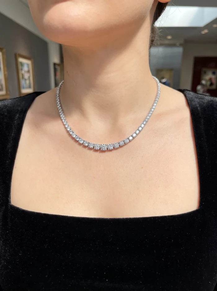 11.14 Karat Suyolu Kolye - Pırlanta Kolyeler